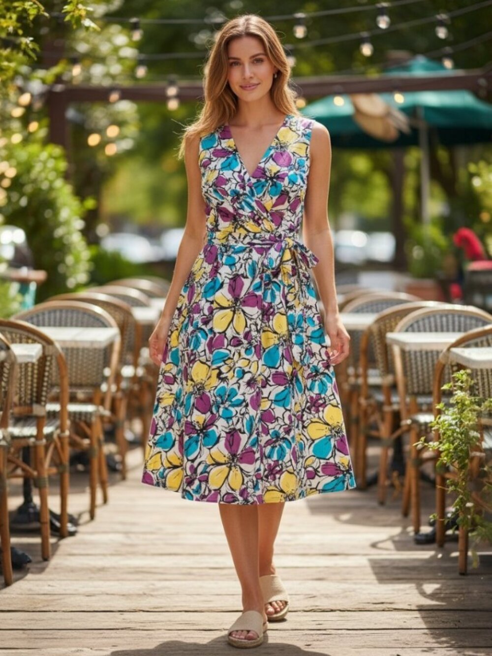 Kasper Women's Floral Dress - Multicolor Size 10 Brand New With Tag
